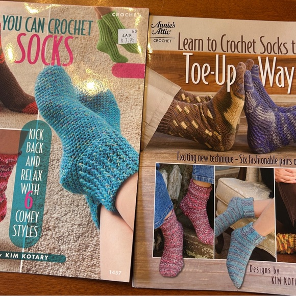 kim kotary Accessories - Crochet Socks Book - Vibrant Designs
